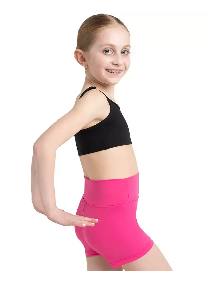 Базовый топ-бюстгальтер для девочек Capezio — изображение 2 из 4, черный