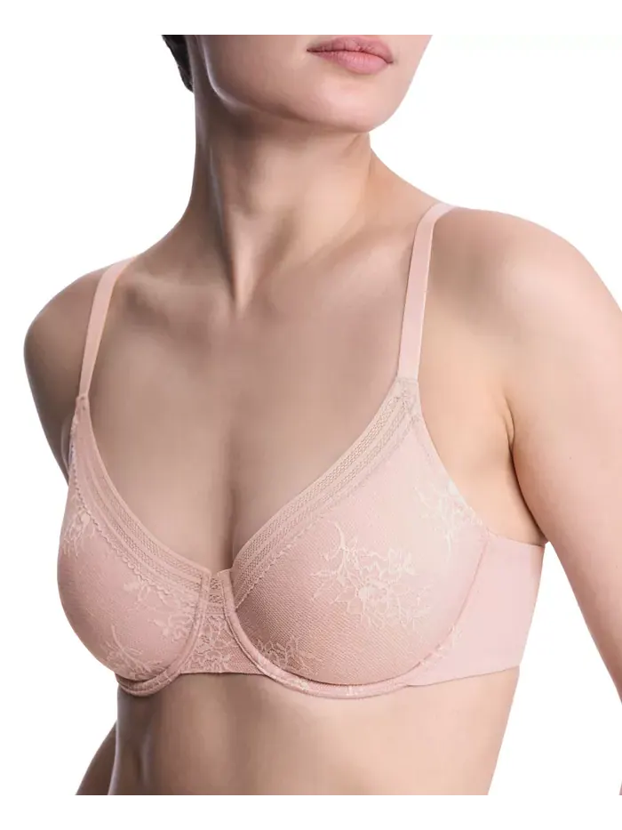Женский кружевной бюстгальтер на косточках Love 724351 Natori — изображение 1 из 6, серебристый
