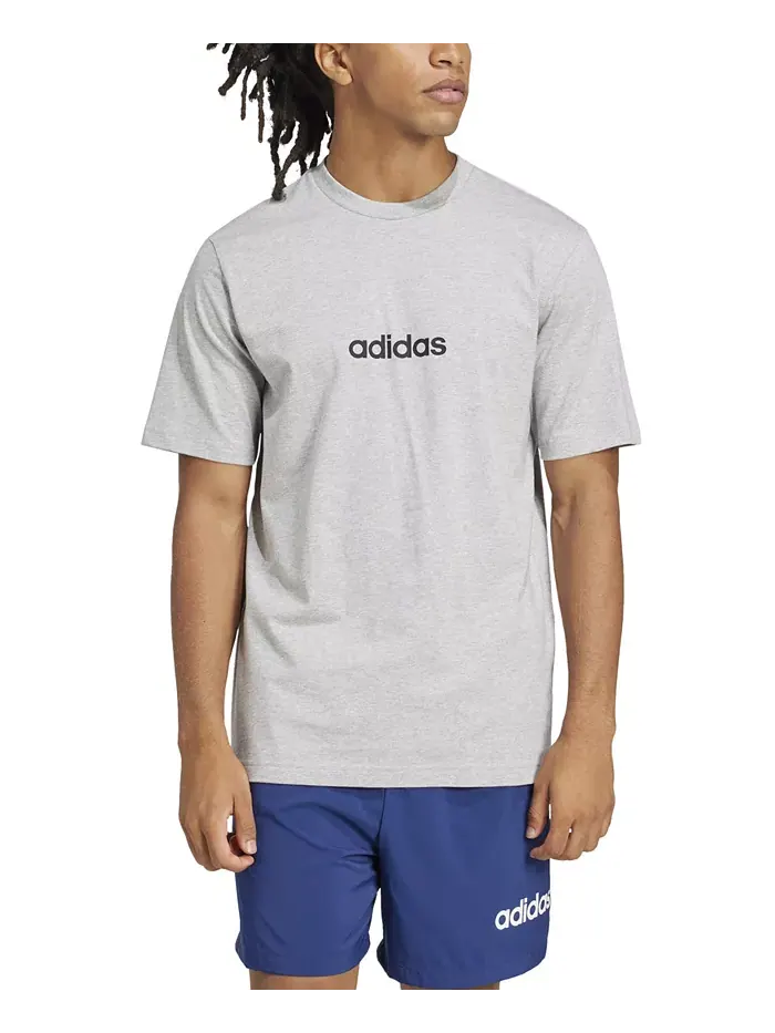 Мужская футболка Essentials Regular-Fit с линейным логотипом Adidas