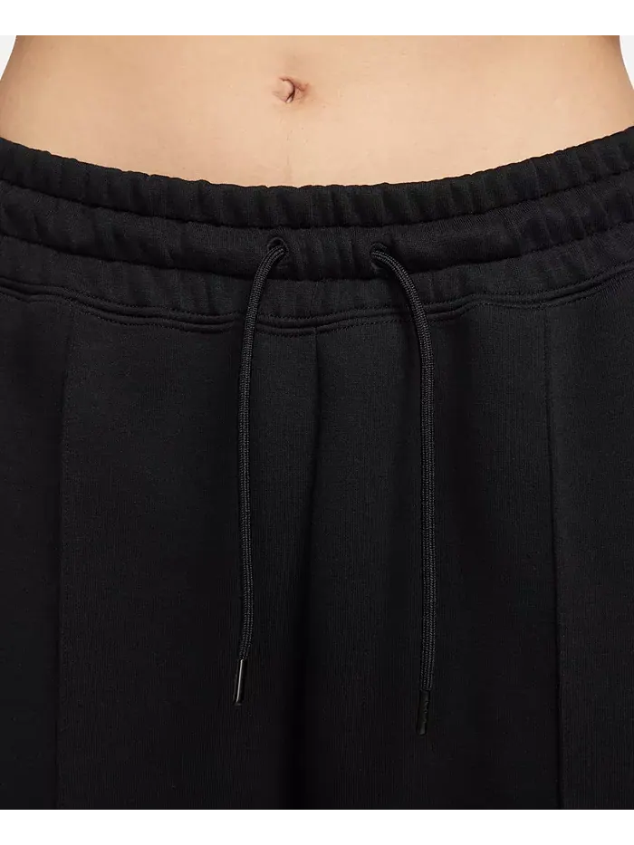 Женские спортивные брюки Tech Fleece Mid-Rise Nike — изображение 8 из 8, черный