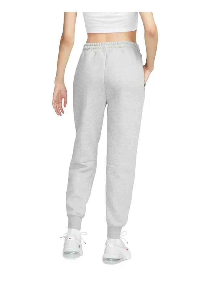 Женские спортивные брюки Tech Fleece Mid-Rise Nike — изображение 3 из 8, серый