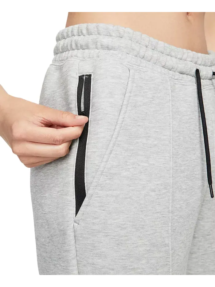 Женские спортивные брюки Tech Fleece Mid-Rise Nike — изображение 6 из 8, серый