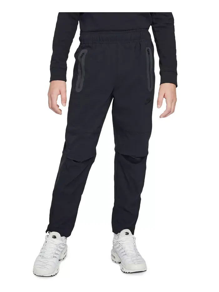 Технологичные тканые брюки Big Boys Nike — изображение 1 из 4, черный