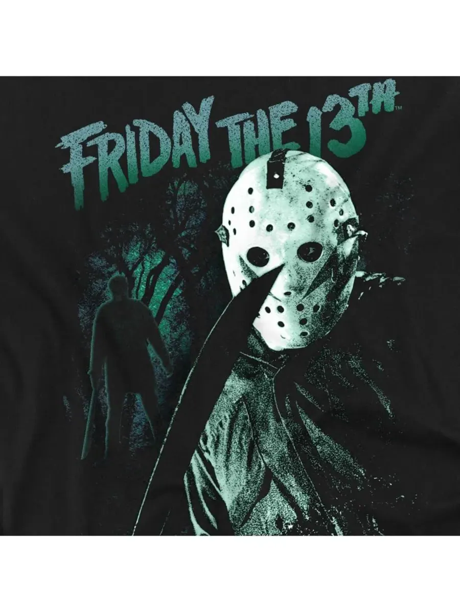 Мужская футболка Lurk Friday The 13th — изображение 3 из 3, черный