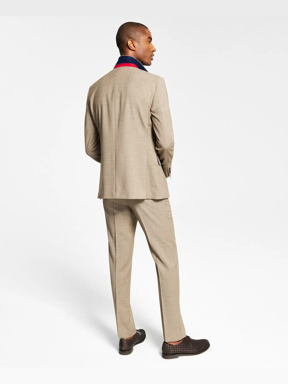 Мужской костюм modern-fit th flex stretch solid, разделяет Tommy Hilfiger — изображение 2 из 2, бежевый