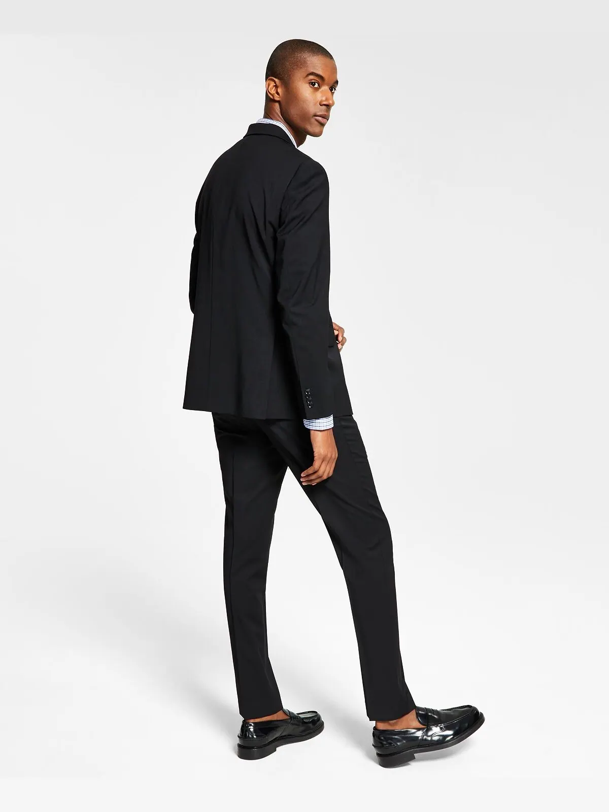 Мужской костюм modern-fit th flex stretch solid, разделяет Tommy Hilfiger — изображение 2 из 2, черный