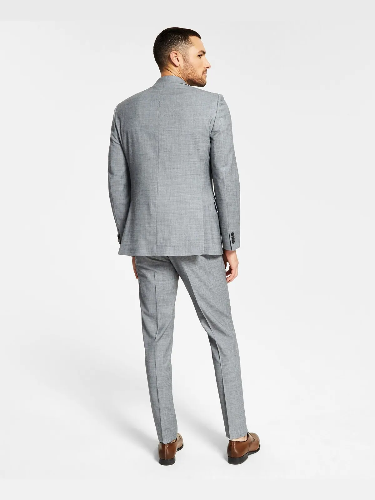 Мужской костюм modern-fit th flex stretch solid, разделяет Tommy Hilfiger — изображение 2 из 2, светлый серый