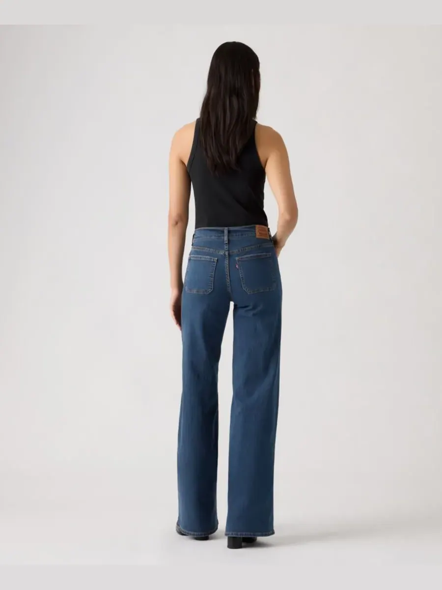 Женские джинсы 318 с широкими штанинами и швом Levi's — изображение 4 из 4, джинсовый синий