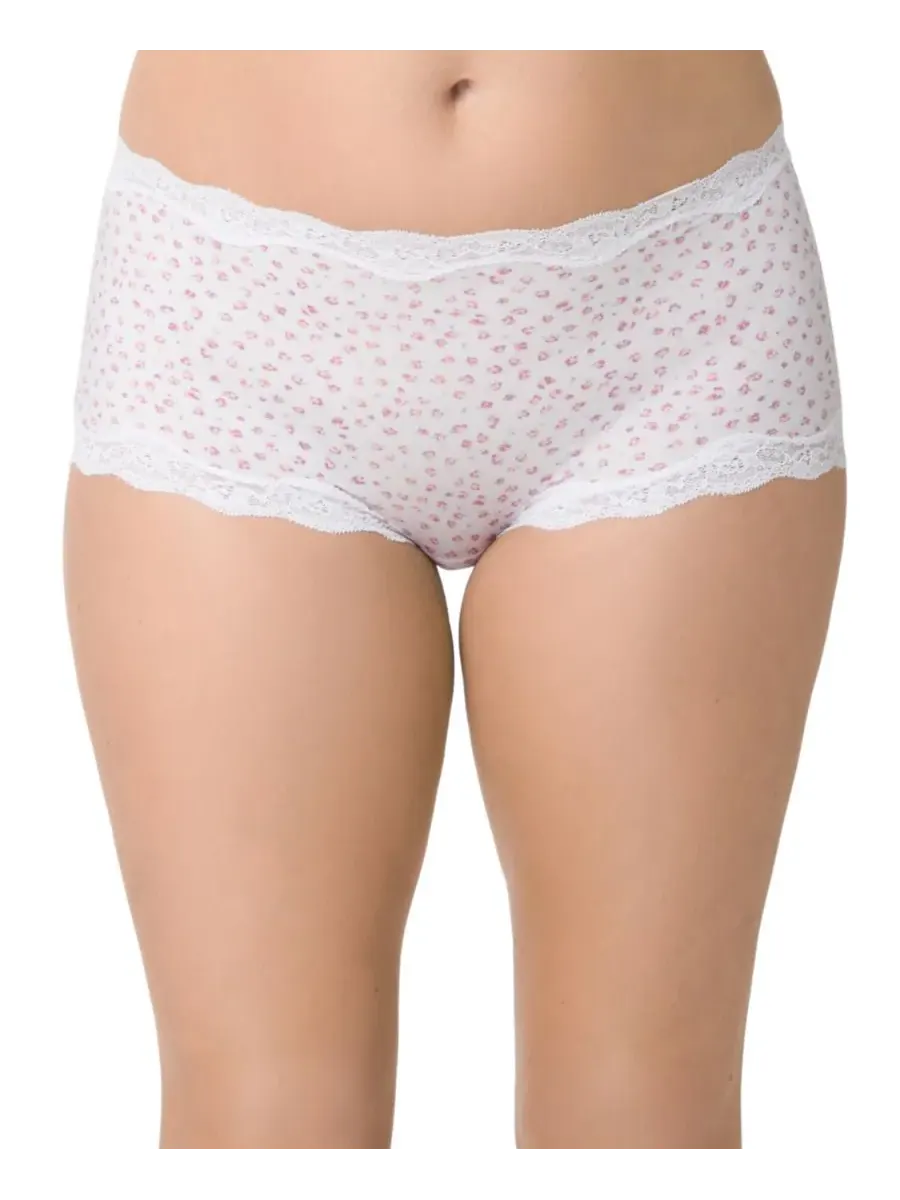 Женские повседневные кружевные трусики-шорты средней посадки DMPLBS Maidenform