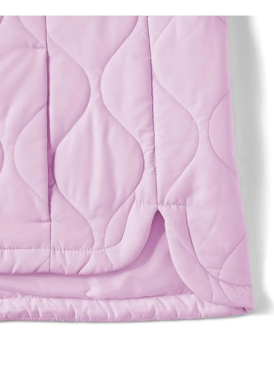 Женский стеганый утепленный жилет FeatherFree Lands' End, Whisper lilac — изображение 4 из 4