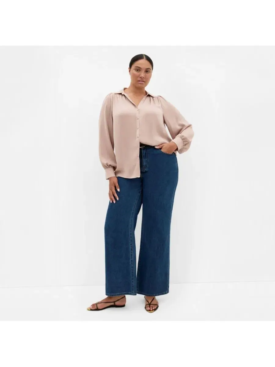 Женская рубашка Hadlee City Chic — изображение 3 из 5, бежевый