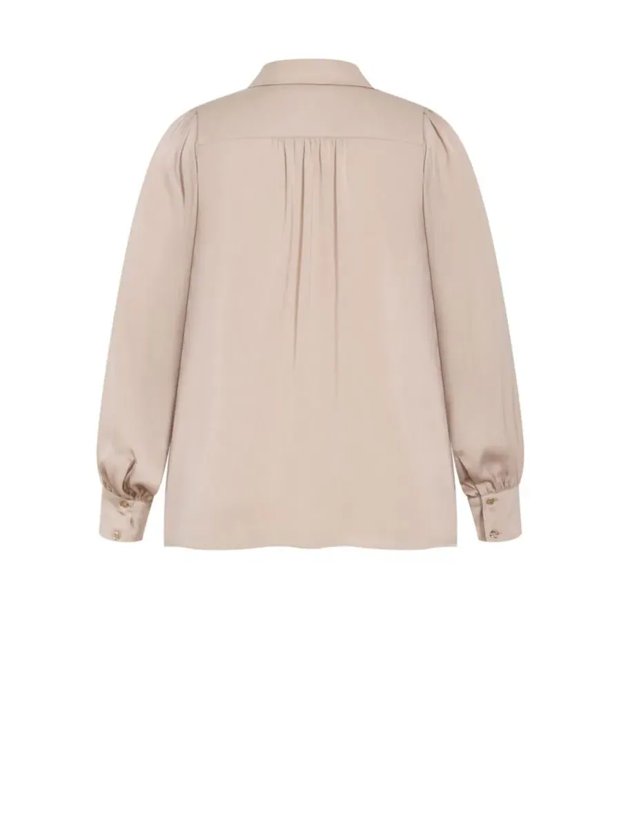 Женская рубашка Hadlee City Chic — изображение 5 из 5, бежевый
