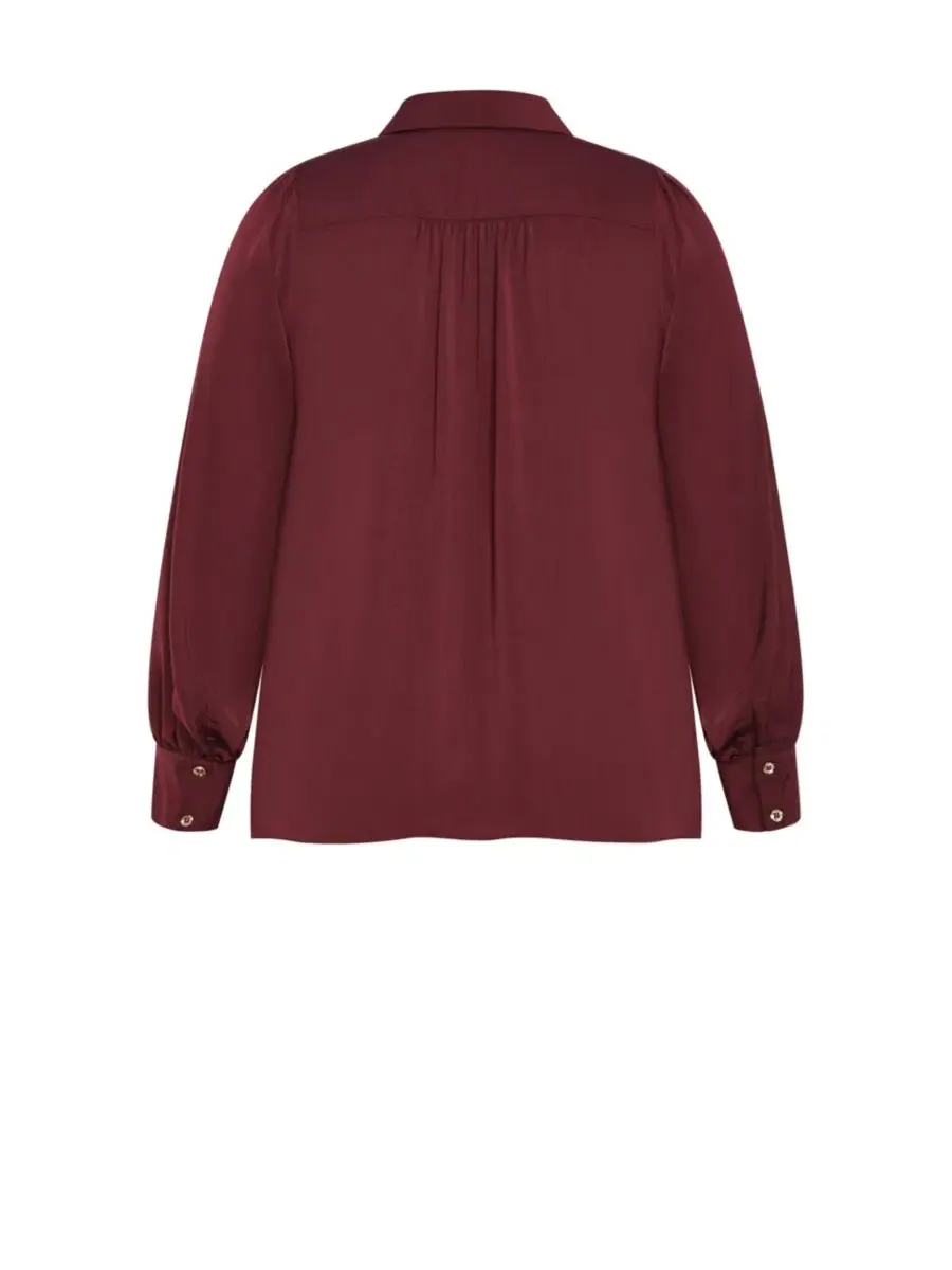 Женская рубашка Hadlee City Chic — изображение 5 из 5, красный