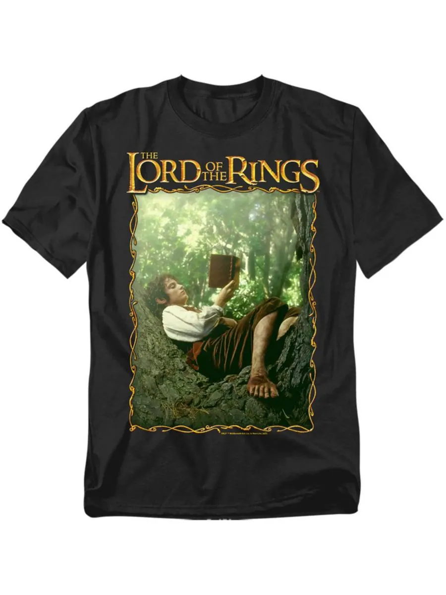 Мужская футболка Reader Frodo Lord Of The Rings — изображение 1 из 3, черный