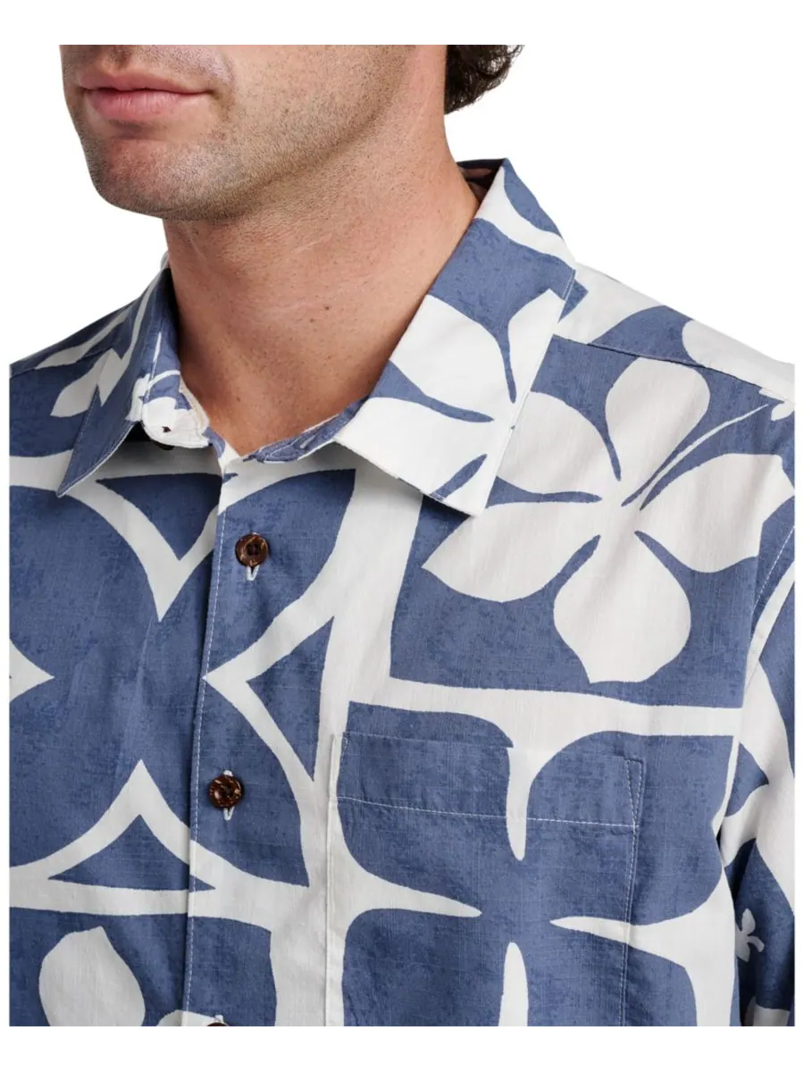 Мужская рубашка Quiksilver Tiki Island Quiksilver Waterman — изображение 2 из 3, серый