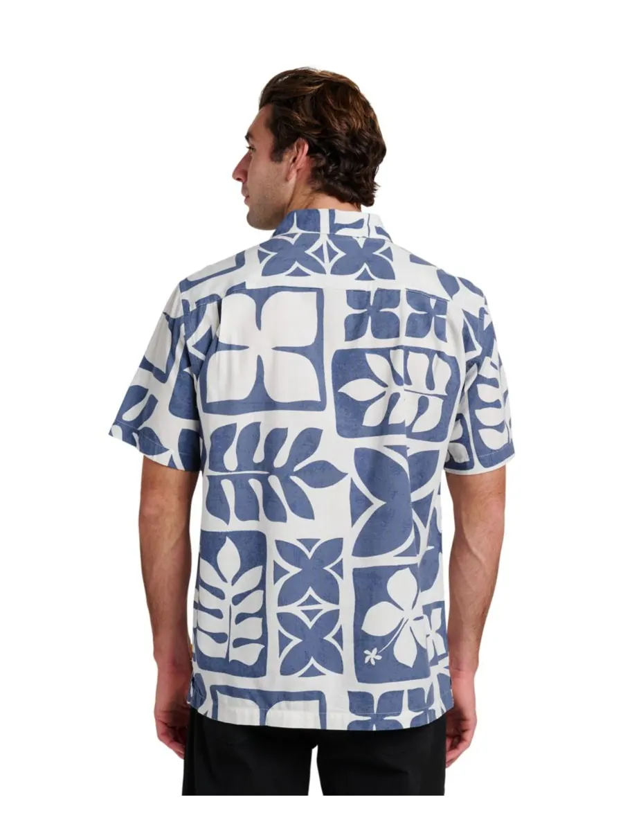 Мужская рубашка Quiksilver Tiki Island Quiksilver Waterman — изображение 3 из 3, серый