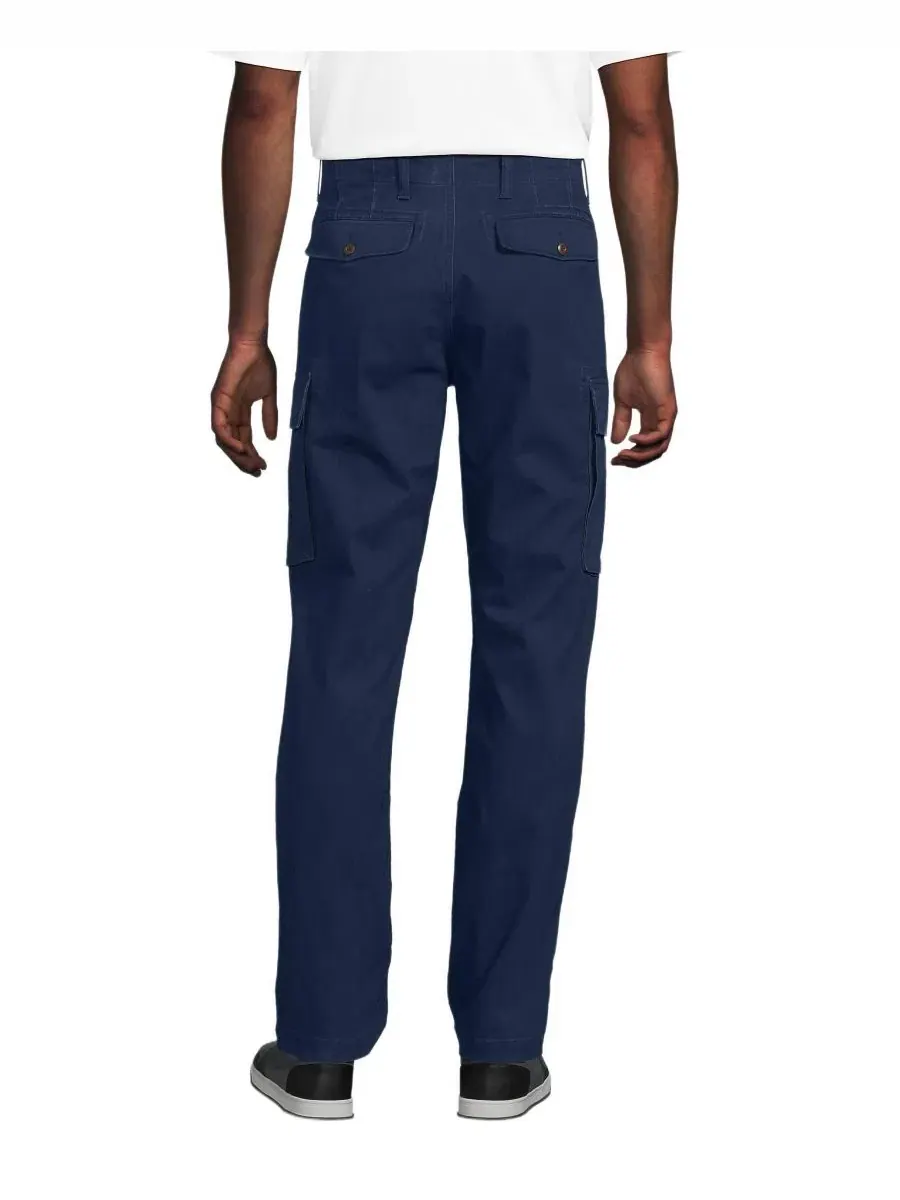 Мужские брюки-карго Knockabout Easy Classic Fit Lands' End — изображение 2 из 2, темно-синий