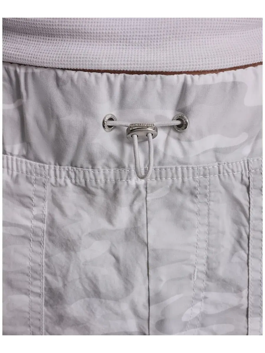 Женские спортивные брюки с высокой посадкой, эластичным поясом и швом DKNY Sport — изображение 6 из 6, серый