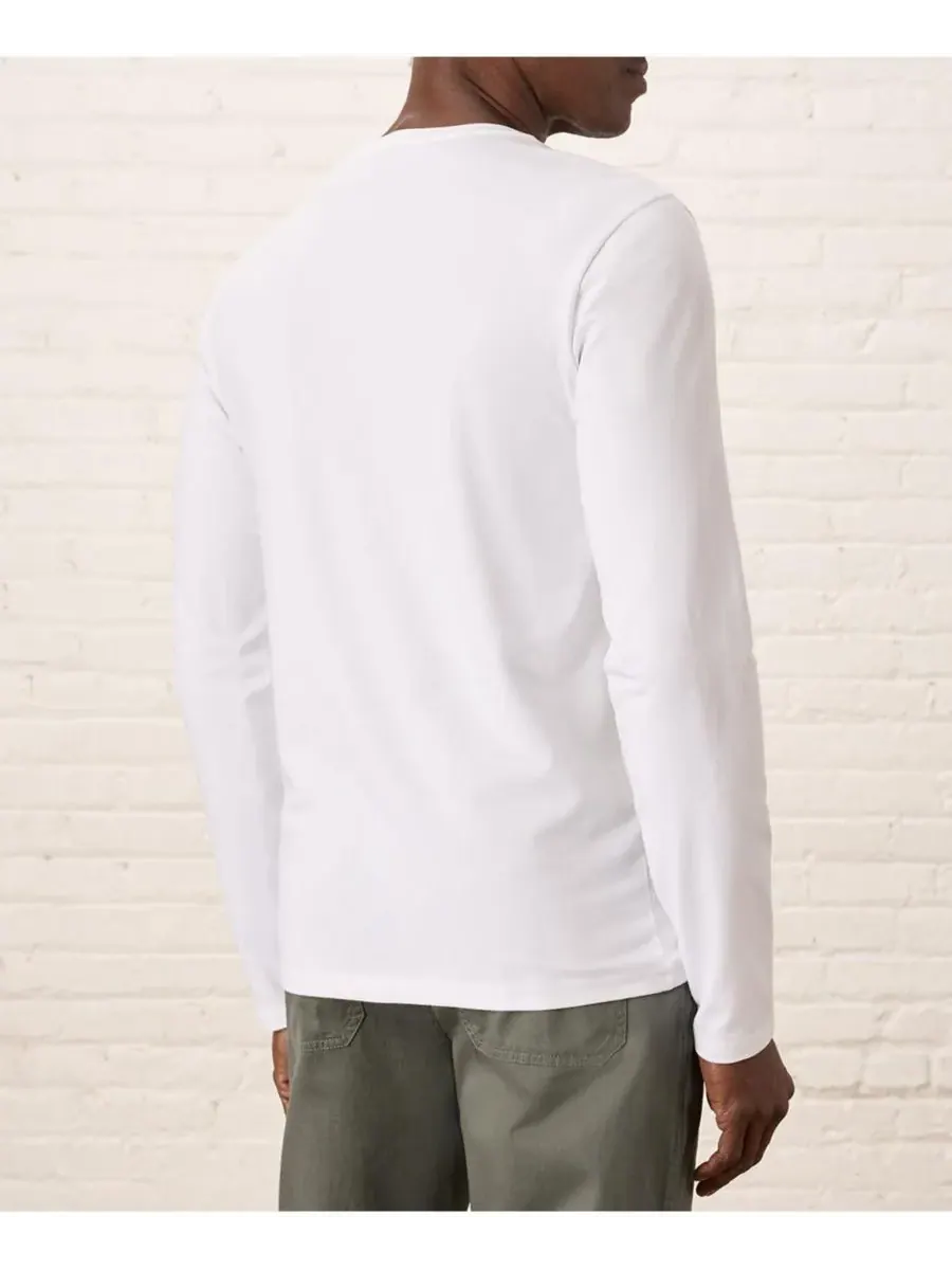 Мужская футболка с длинным рукавом Luxe Signature Slim, изготовленная из органического хлопка Pact — изображение 4 из 5