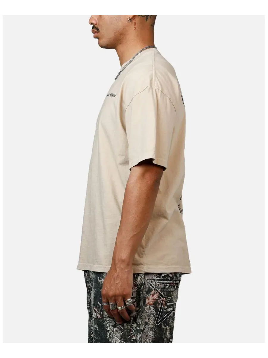 Мужская футболка Awakening Heavyweight Stone SAINT MORTA — изображение 5 из 5, коричневый