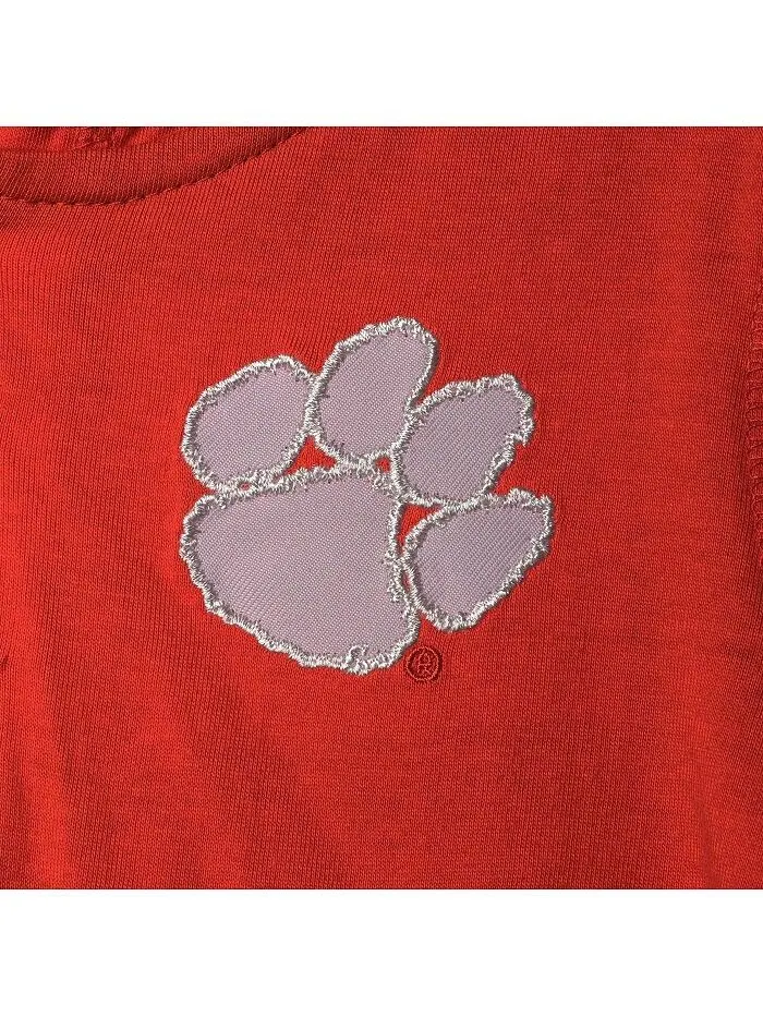 Комплект с капюшоном и спортивными штанами Clemson Tigers Poppies для мальчиков оранжевого и серого — изображение 4 из 4