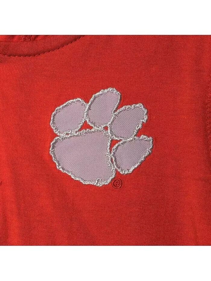 Комплект с капюшоном и спортивными штанами Clemson Tigers Poppies для мальчиков оранжевого и серого — изображение 4 из 4