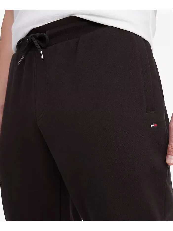 Мужские спортивные штаны с логотипом и флагом Tommy Hilfiger — изображение 3 из 3, черный