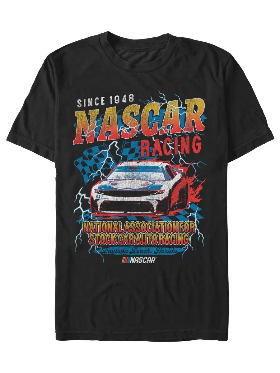 Футболка с графическим принтом NASCAR Racing Since 1948 Daytona International Speedway Fifth Sun — изображение 1 из 3, черный