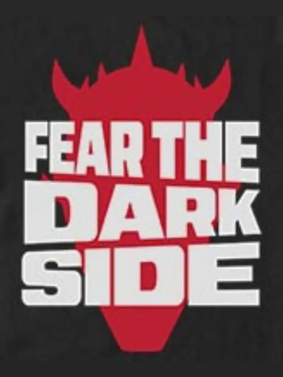 Футболка с принтом Fear The Dark Side Fifth Sun — изображение 3 из 3, черный