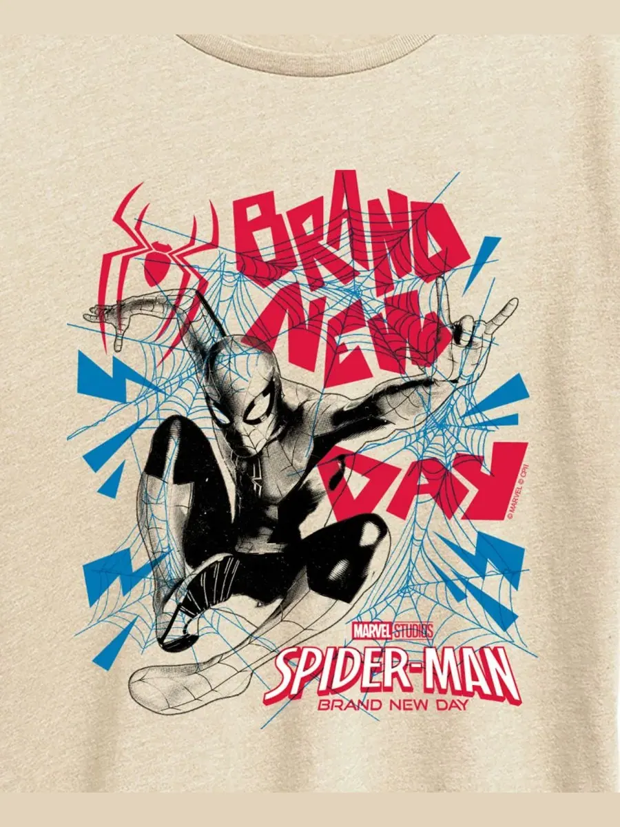 Футболка с принтом Spider-Man Brand New Day Hybrid Apparel — изображение 3 из 3, березовый