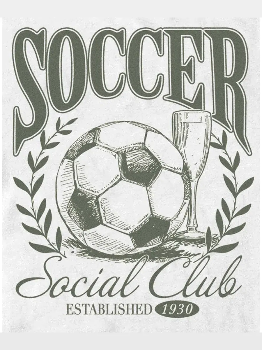 Футболка с принтом Soccer Social Club Fifth Sun — изображение 3 из 3, белый