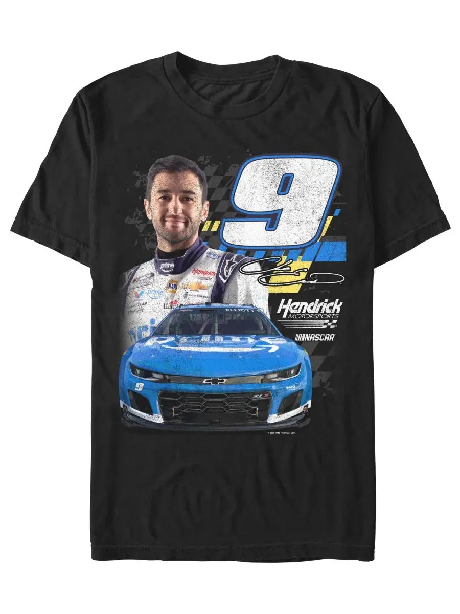 Футболка с графикой Chase Elliott No. 9 Hendrick Motorsports Nascar Fifth Sun — изображение 1 из 3, черный