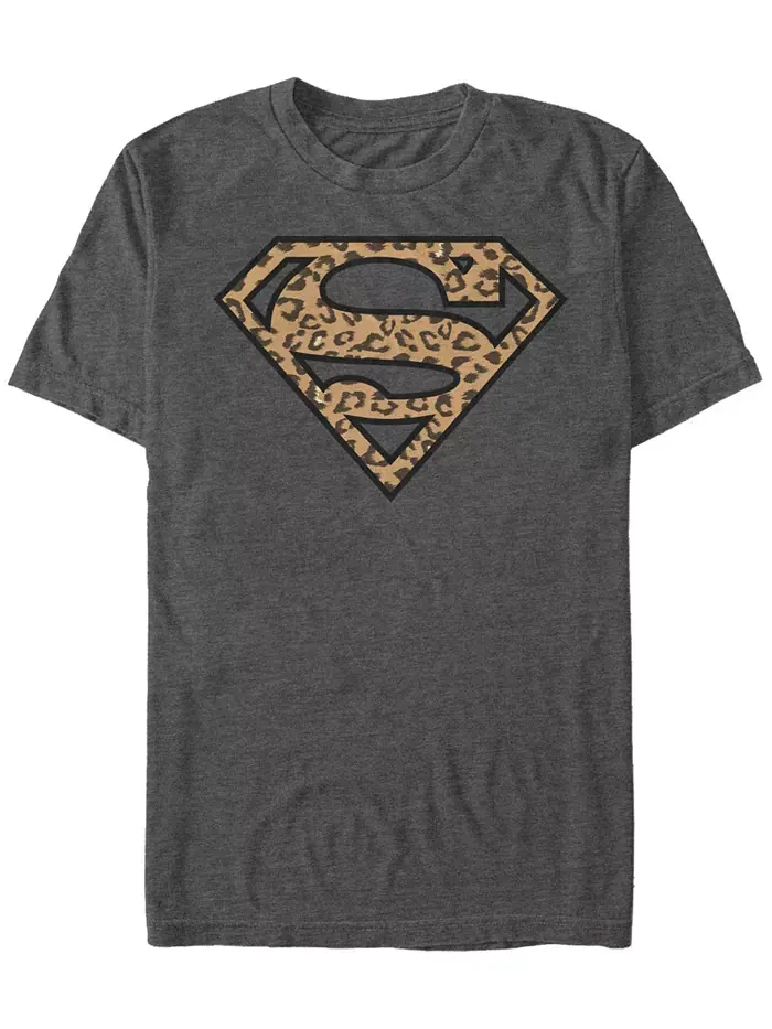 Мужская футболка с коротким рукавом Superman Super Cheetah Fifth Sun — изображение 1 из 1, темно-серый