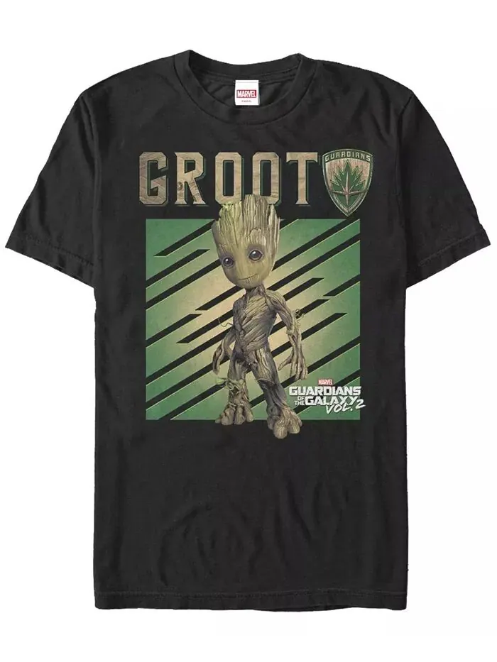 Мужская футболка с коротким рукавом Groot Tree Crew Fifth Sun — изображение 1 из 1, черный