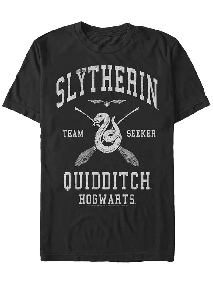Мужская футболка с коротким рукавом Slytherin Seeker Crew Fifth Sun — изображение 1 из 1, черный