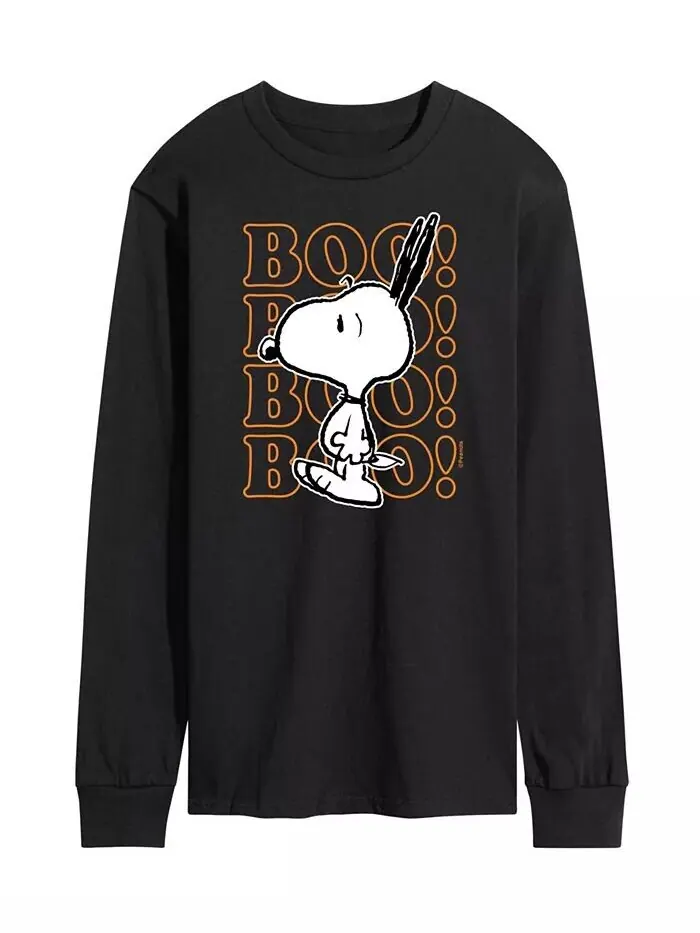 Мужская футболка Peanuts Boo AIRWAVES — изображение 1 из 2, черный