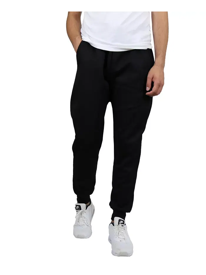 Мужские спортивные брюки с флисовой подкладкой Jogger Blue Ice — изображение 1 из 4, черный