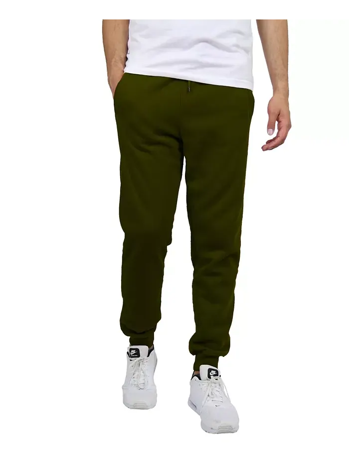 Мужские спортивные брюки с флисовой подкладкой Jogger Blue Ice — изображение 1 из 4, оливковый