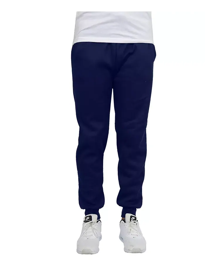 Мужские спортивные брюки с флисовой подкладкой Jogger Blue Ice — изображение 2 из 4, темно-синий