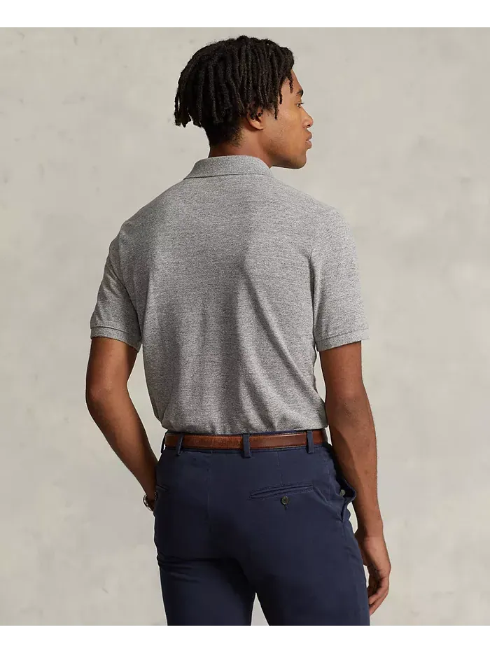 Мужская поло Custom Slim Fit с сетчатой тканью Polo Ralph Lauren — изображение 4 из 4