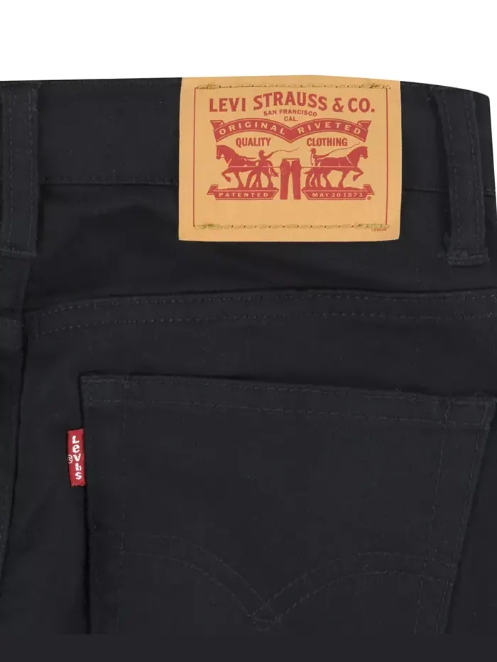 Детские джинсы 502 Taper Fit Stretch Performance для мальчиков Levi's — изображение 2 из 5, черный