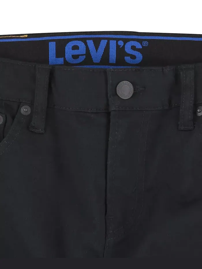 Детские джинсы 502 Taper Fit Stretch Performance для мальчиков Levi's — изображение 4 из 5, черный