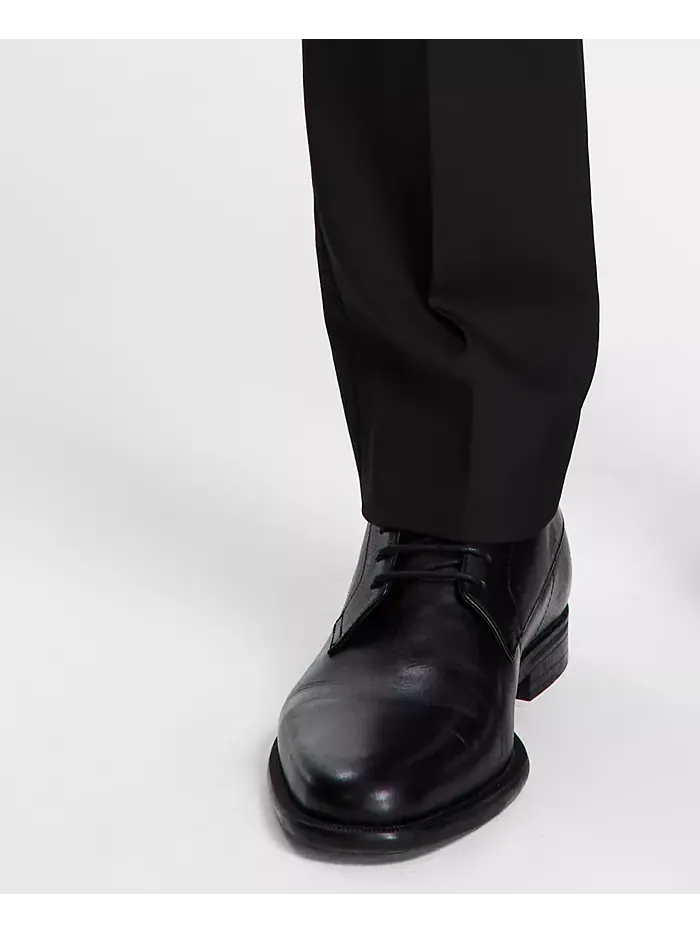 Мужские классические брюки Slim-Fit Stretch Solid Alfani — изображение 7 из 7, черный