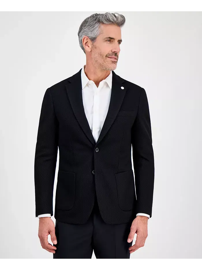 Мужской спортивный пиджак Slim-Fit Waffle Stretch Tom Baine