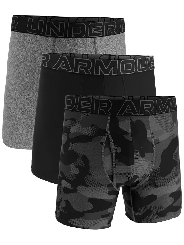 Мужские боксеры 6" Performance, 3 штуки в наборе, ассорти Under Armour