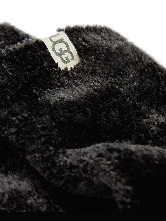 Женские уютные трикотажные носки UGG Leda Crew UGG — изображение 2 из 3, черный