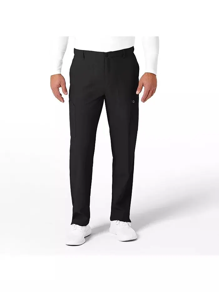 Мужские брюки-карго W123 Flat Front Scrub Wink — изображение 1 из 5, черный