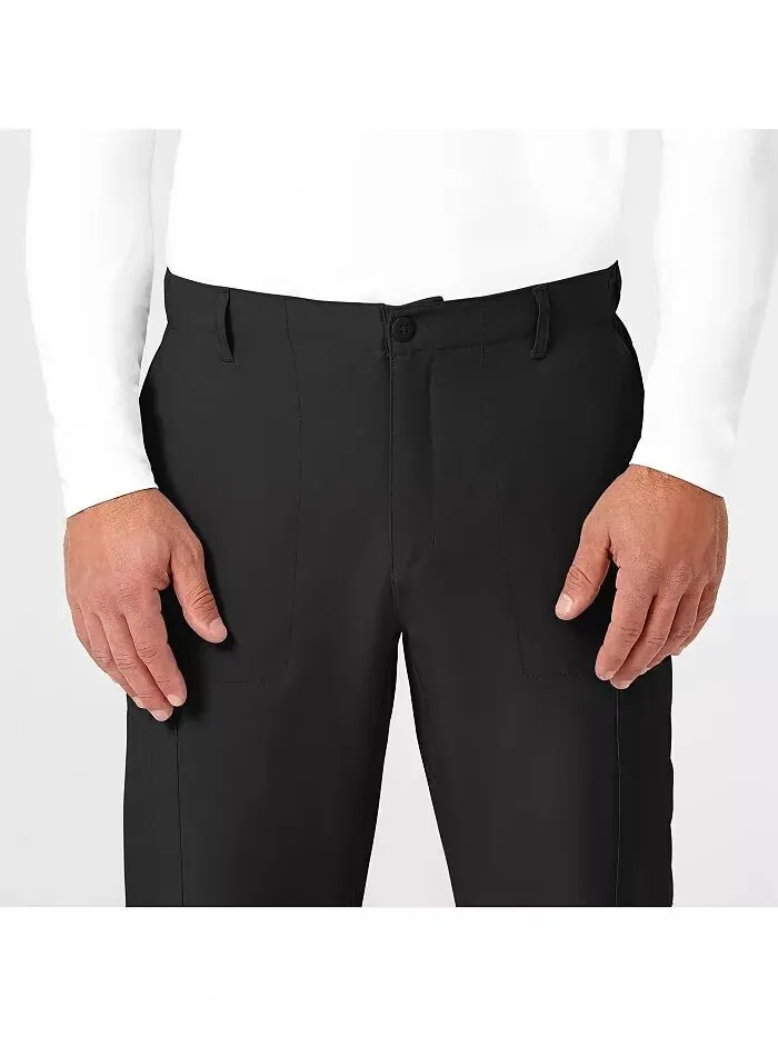 Мужские брюки-карго W123 Flat Front Scrub Wink — изображение 4 из 5, черный