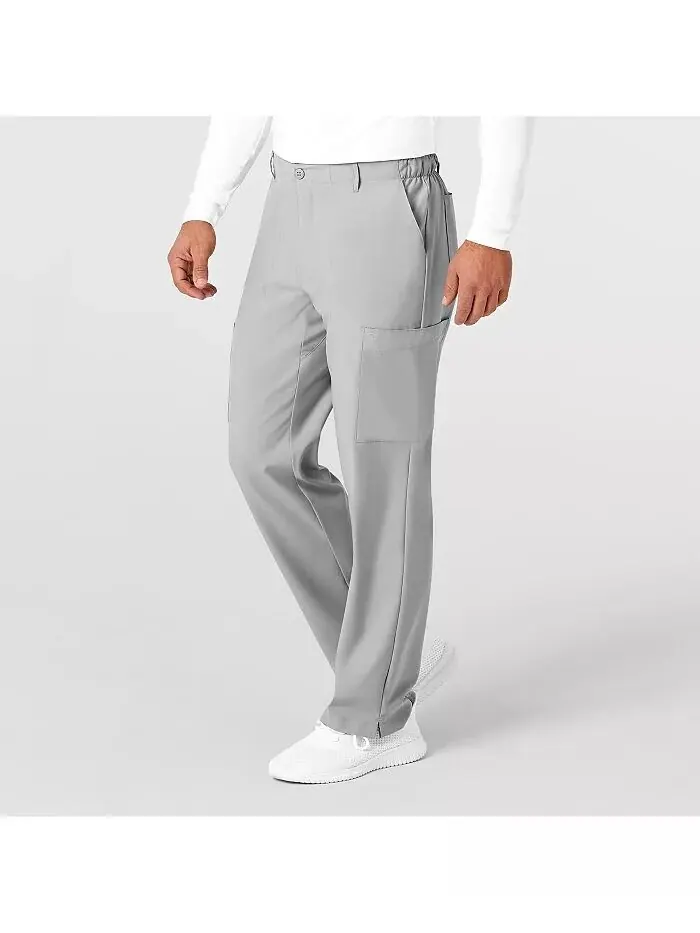 Мужские брюки-карго W123 Flat Front Scrub Wink — изображение 3 из 5, серый