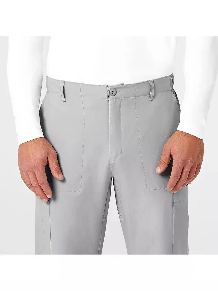 Мужские брюки-карго W123 Flat Front Scrub Wink — изображение 4 из 5, серый